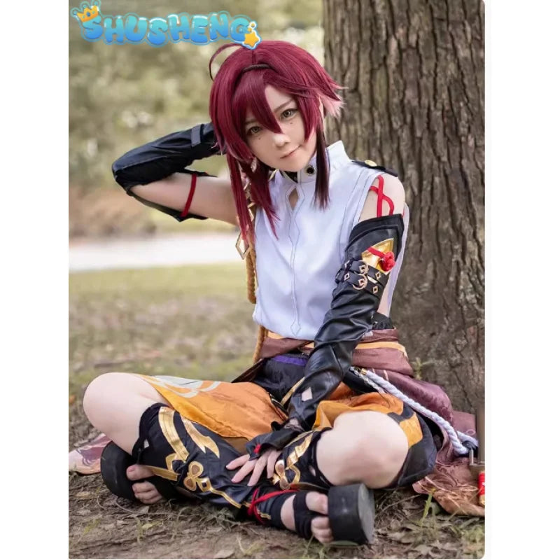 Genshin Impact Shikanoin Heizou Cosplay Costume Adult Carnival Uniform Anime Halloween Party Costumes Masquerade Women