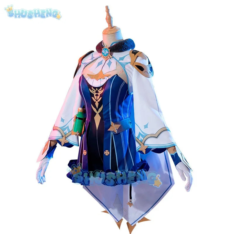 Genshin Impact Sucrose Cosplay Westwind Ritter Alchemist schönes süßes Cosplay-Kostüm 