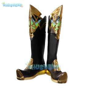 Genshin Impact Cos Alhaitham Cosplay Anime Spiel Charakter Schuhe 