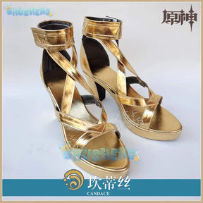 Genshin Impact cos Candace cosplay Anime character prop shoes