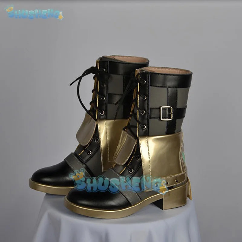 Genshin Impact Cos Freminet Cosplay Anime Spiel Charakter Schuhe 