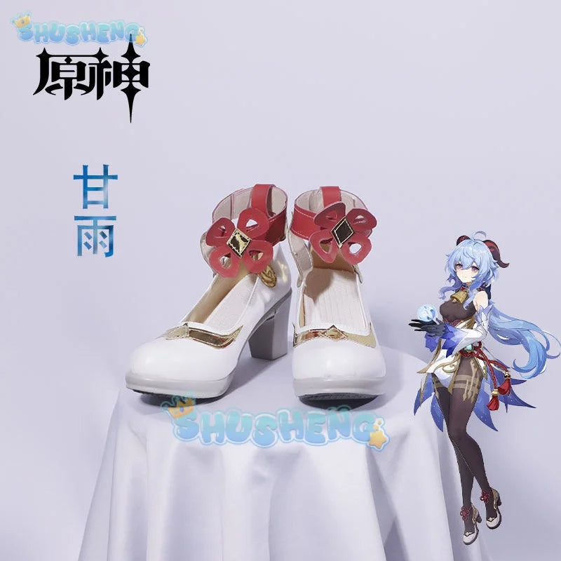 Genshin Impact cos Ganyu cosplay Anime game character shoes