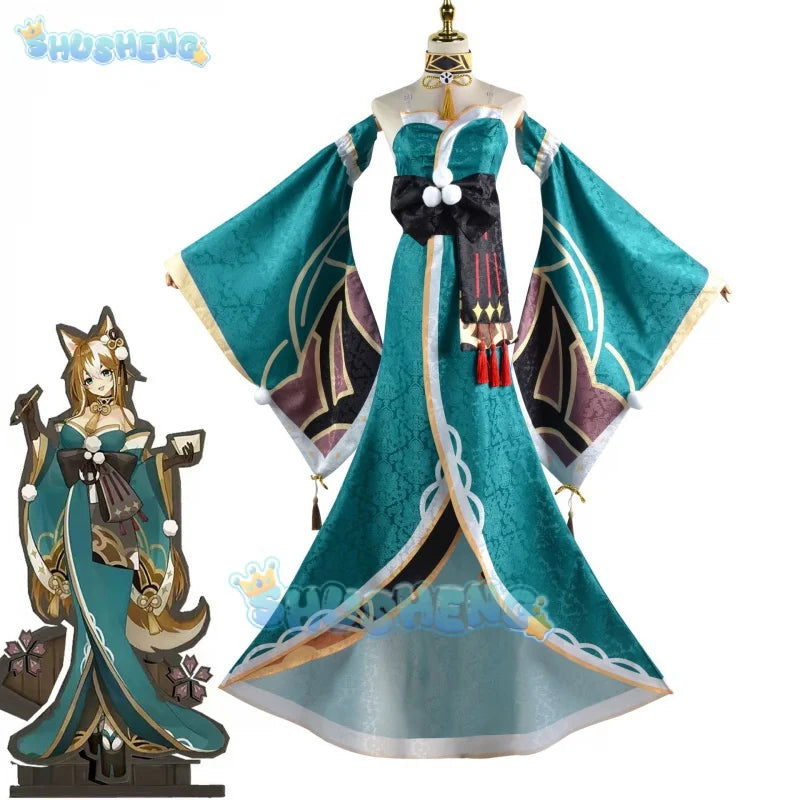 Genshin Impact Cos Gorou Sheena Cosplay-Kleidung Spiel Anime Cosplay-Kostüm 