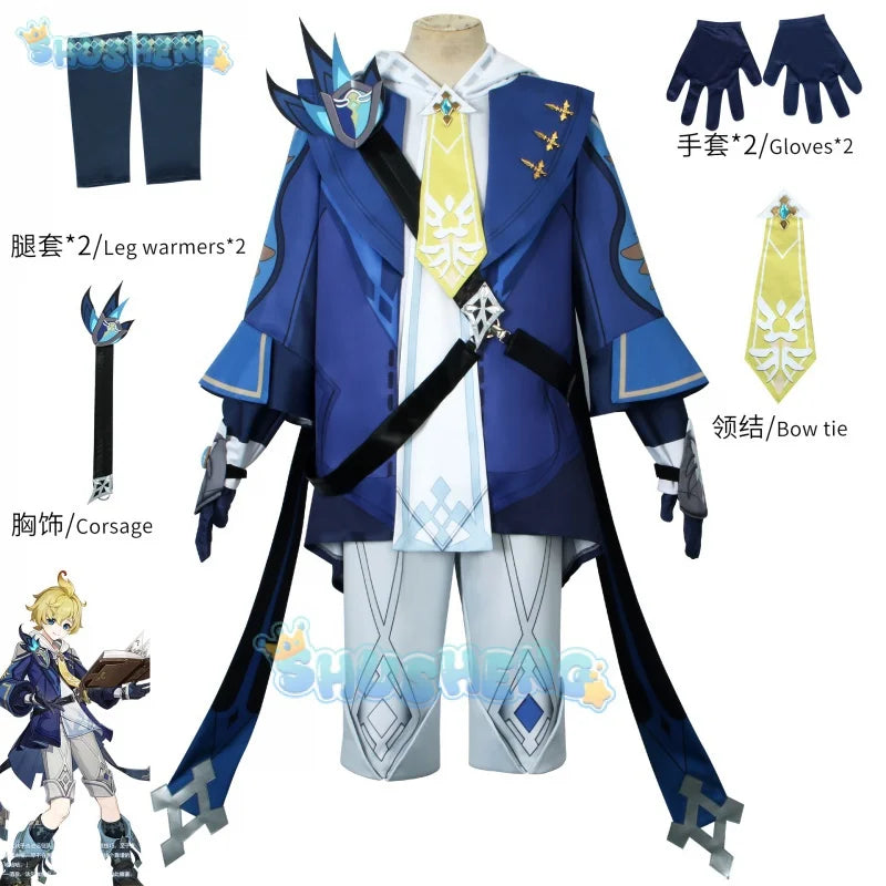 Genshin Impact cos Mika cosplay Game Animation Clothing Male