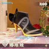 Genshin Impact Cos Navia Cosplay Anime Spiel Charakter Schuhe 