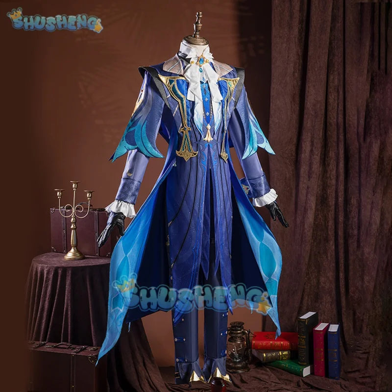 Genshin Impact cos Neuvillette cosplay Anime Game Costume Male