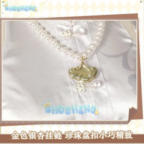 Genshin Impact cos Ningguang Pizza Hut Joint Cosplay Clothing Perfect Restoration