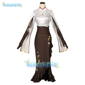 Genshin Impact cos Ningguang Pizza Hut Joint Cosplay Clothing Perfect Restoration