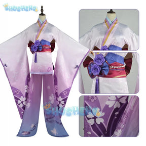 Genshin Impact cos Raiden Ei and Raiden Makoto cosplay clothing game anime cosplay costume