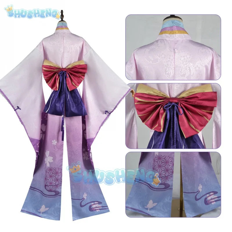 Genshin Impact cos Raiden Ei and Raiden Makoto cosplay clothing game anime cosplay costume