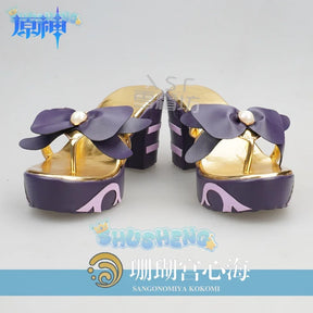 Genshin Impact Cos Sangonomiya Kokomi Cosplay Anime Charakter Schuhe 