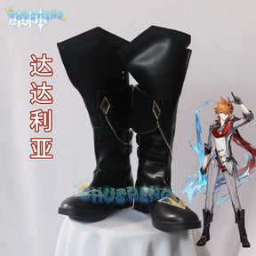 Genshin Impact cos Tartaglia cosplay Anime game character shoes