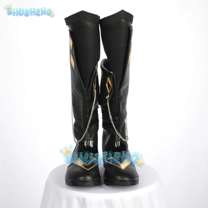 Genshin Impact cos Tartaglia cosplay Anime game character shoes