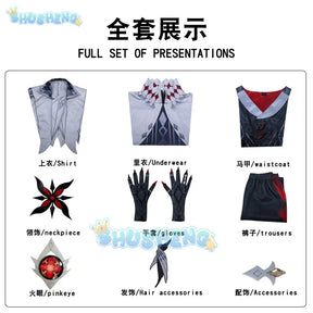 Genshin Impact cos The Knave Arlecchino cosplay Game costume set