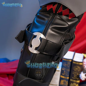 Genshin Impact Cos Wriothesley Cosplay Anime Spiel Charakter Requisiten Schuhe 