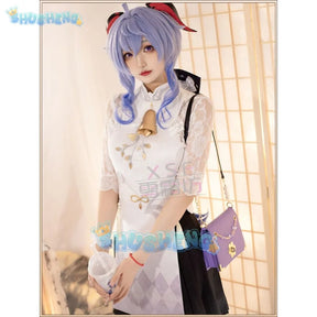 Genshin Impact cos Xicha Linkage Ganyu cosplay Cheongsam