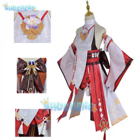 Genshin Impact Cos Yae Miko Cosplay-Kleidung, Spiel, Anime, Cosplay-Kostüm 