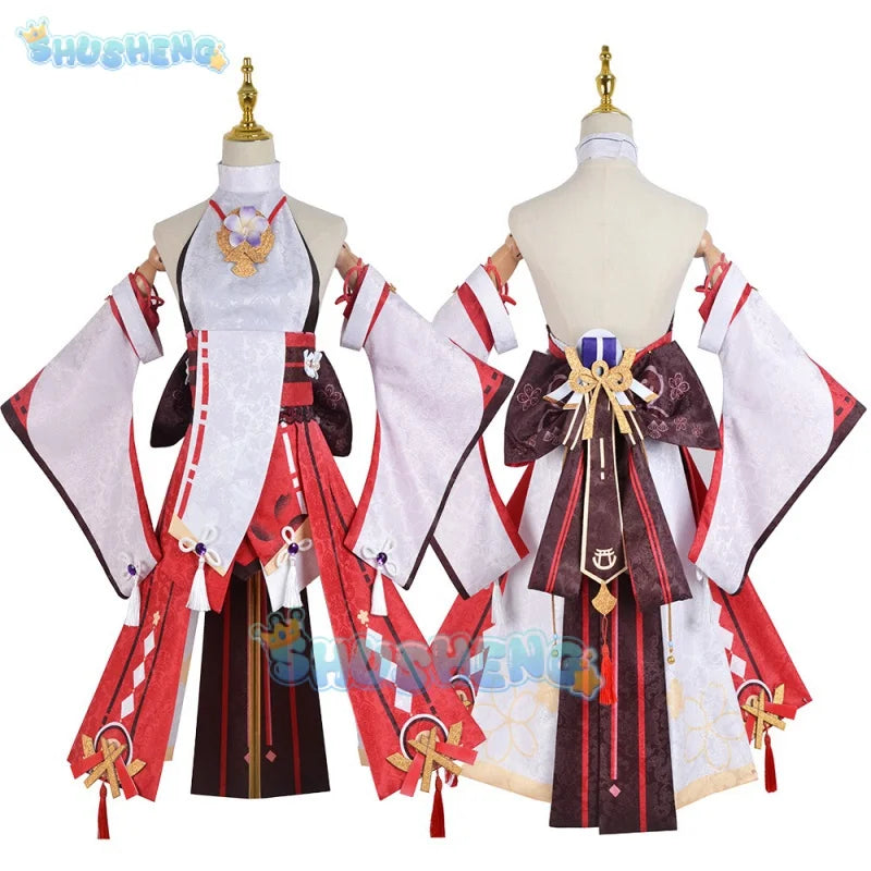 Genshin Impact Cos Yae Miko Cosplay-Kleidung, Spiel, Anime, Cosplay-Kostüm 