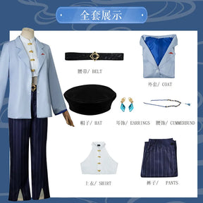 Genshin Impact cos Yelan Ningguang Pizza Hut Joint Cosplay Clothing Perfect Restoration