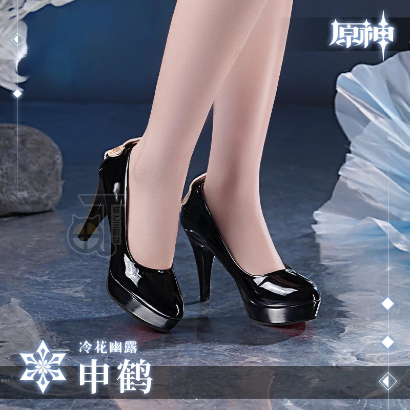 Genshin Impact cos shenhe cosplay Anime game character shoes