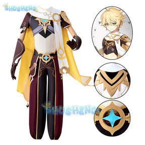 Genshin Impact kong cos Aether traveler empty game set protagonist full set of cosplay anime costume