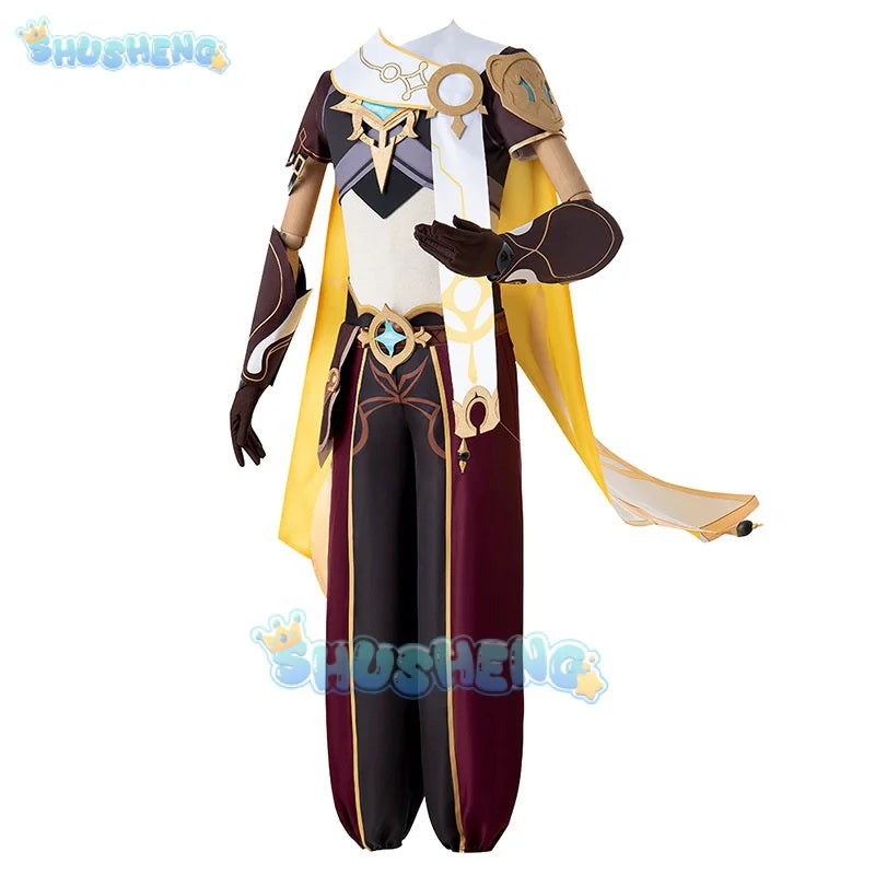 Genshin Impact kong cos Aether traveler empty game set protagonist full set of cosplay anime costume