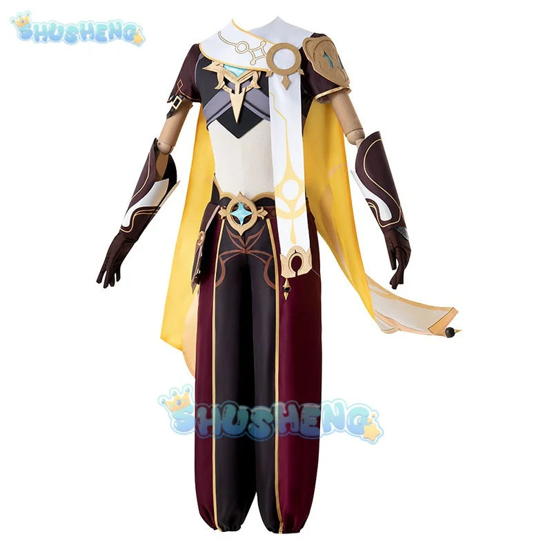 Genshin Impact kong cos Aether traveler empty game set protagonist full set of cosplay anime costume