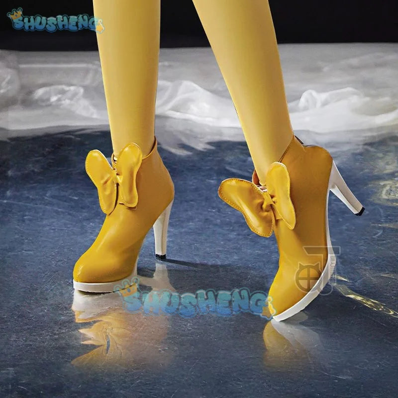 Gushing over Magical Girls cos Hanabishi Haruka Minakami Sayo Tenkawa Kaoruko cosplay Anime character prop shoes