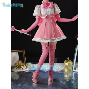 Gushing over Magical Girls cos Hanabishi Haruka Minakami Sayo Tenkawa Kaoruko cosplay Costume Halloween