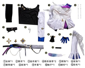 Honkai Impact 3 cos Raiden Mei cosplay clothing game anime cosplay costume