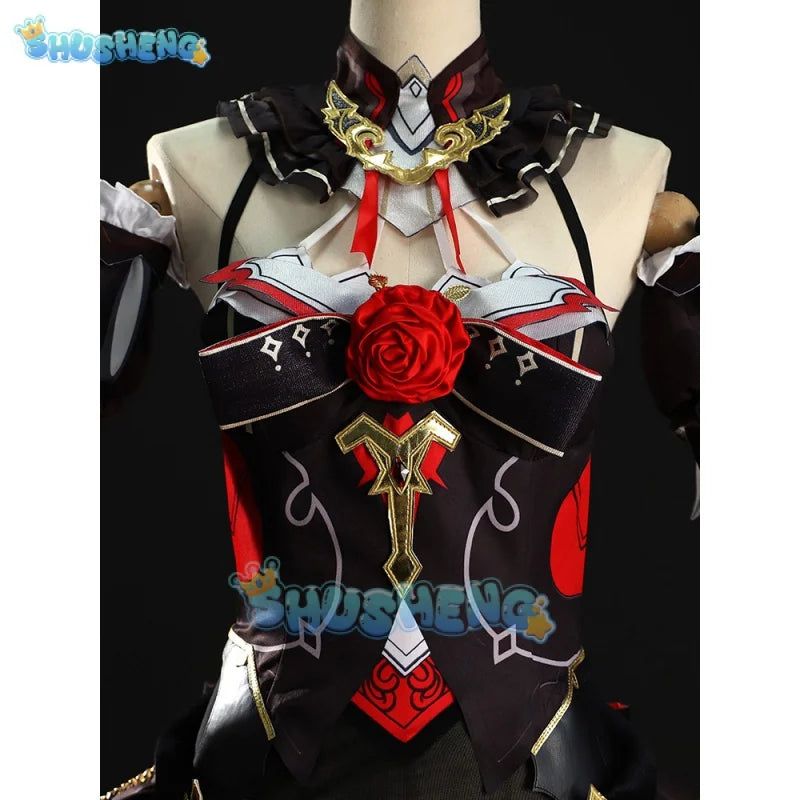 Honkai Impact 3 cos Theresa Apocalypse Under the Moon Oath cosplay Game costume set