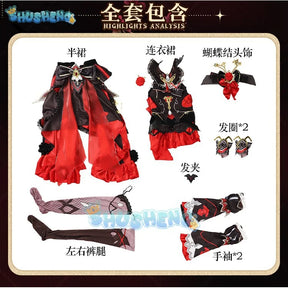 Honkai Impact 3 cos Theresa Apocalypse Under the Moon Oath cosplay Game costume set