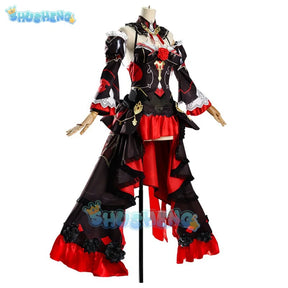 Honkai Impact 3 Cos Theresa Apocalypse Under the Moon Oath Cosplay-Spielkostümset 