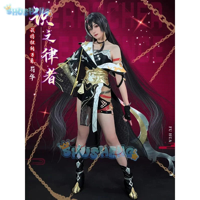 Honkai Impact 3rd Fu Hua The Lawgiver Of Knowledge Women Cosplay Costume Cos Game Anime Party Uniform Hallowen Play Role Clothes