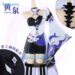 Honkai: Star Rail Acheron cos clothing game anime cosplay costume