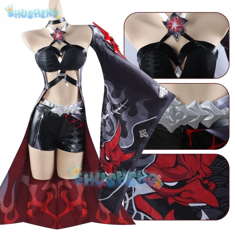 Honkai: Star Rail Acheron cos clothing game anime cosplay costume