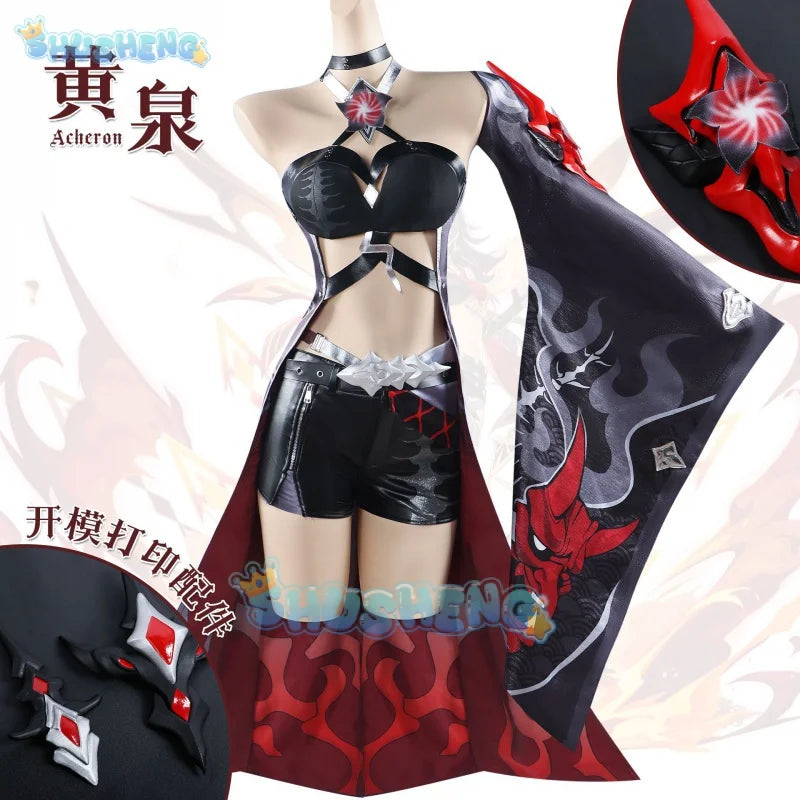 Honkai: Star Rail Acheron cos clothing game anime cosplay costume