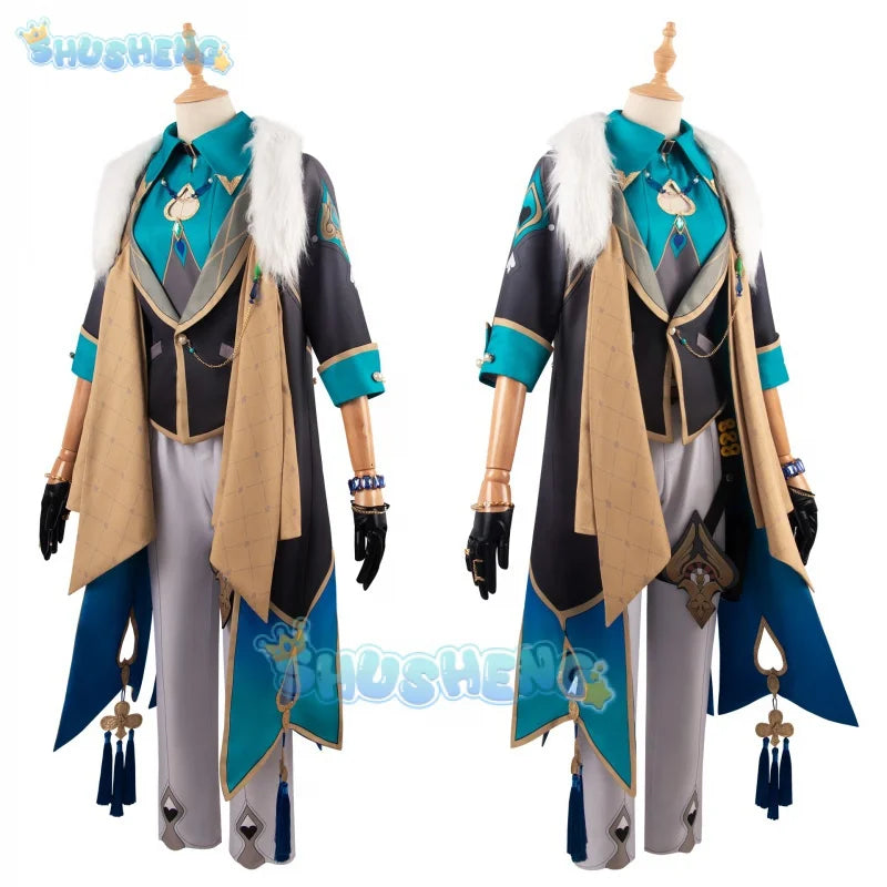 Honkai: Star Rail Aventurine cos sha jin Cosplay Full set of anime clothing for men