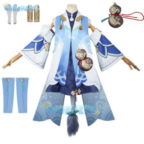 Honkai Star Rail Bailu Cosplay blue Anime Animation clothing