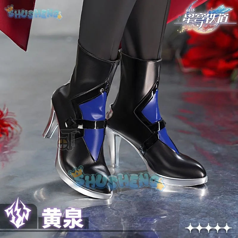 Honkai: Star Rail Cos Acheron Cosplay Anime Charakter Requisiten Schuhe 