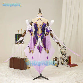 Honkai Star Rail Fuxuan Cosplay Full Set Costume Anime Sexy Dress Outfit Suit for Girls Halloween Party Performance