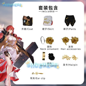 Honkai: Star Rail Himeko cos clothing game anime cosplay costume