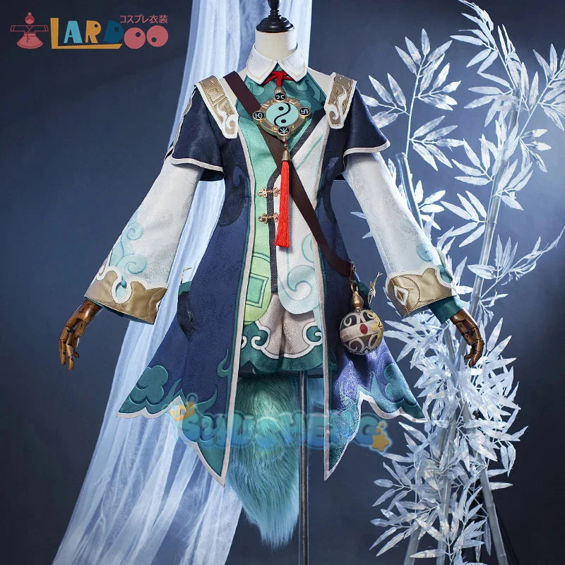 Honkai Star Rail HuoHuo Cosplay Costume Uniform Headwear Foxian Ten-Lords Commission Judge Halloween Party for Women