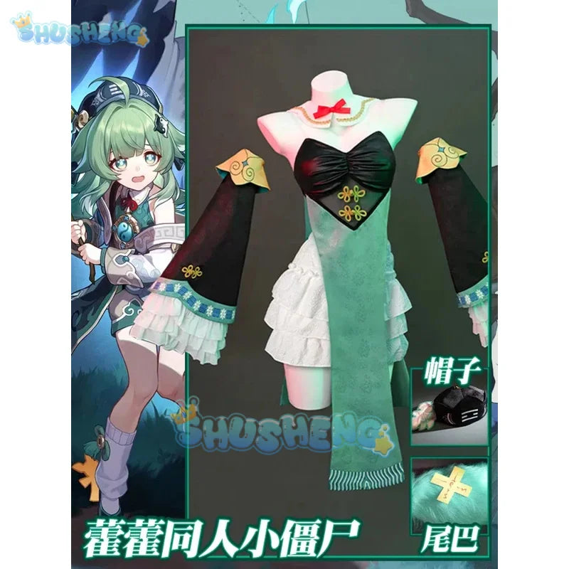 Honkai: Star Rail Huohuo Little Zombies Women Cosplay Costume Cos Game Anime Party Uniform Hallowen Play Role Clothes Clothing