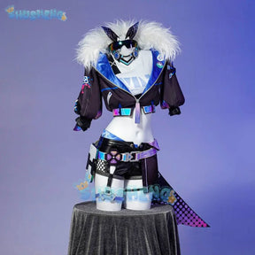 Honkai Star Rail Silver Wolf Cosplay Costume Set For Women Hacker Set