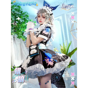 Honkai: Star Rail Silver Wolf maid dress cosplay costume cos game anime party uniform Hallowen play role clothes clothing