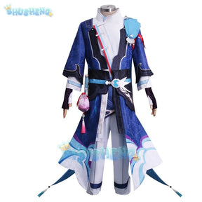 Honkai Star Rail Yanqing Cosplay blaue Anime Animation Kleidung 