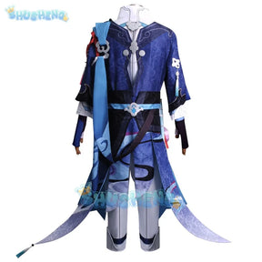 Honkai Star Rail Yanqing Cosplay blaue Anime Animation Kleidung 