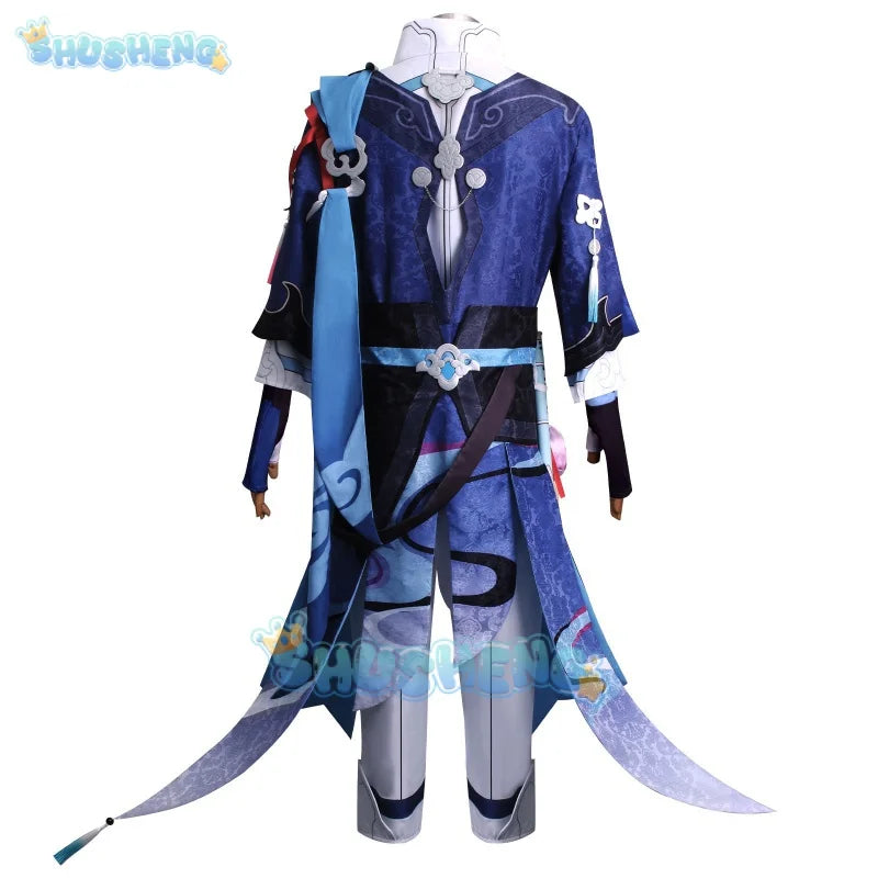 Honkai Star Rail Yanqing Cosplay blaue Anime Animation Kleidung 