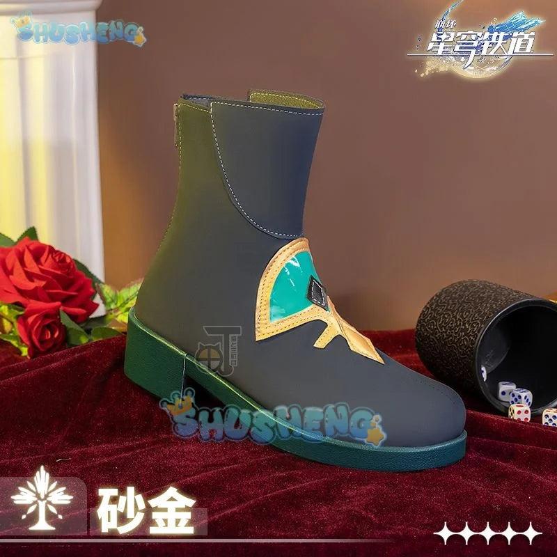 Honkai: Star Rail cos Aventurine Cosplay Anime character prop shoes